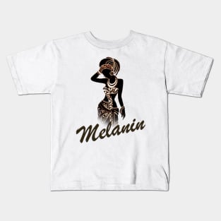 Black woman Kids T-Shirt